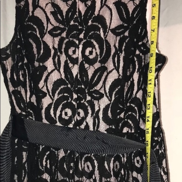 🌷🌸Charlotte Russe black and pink lace dress - Picture 7 of 8